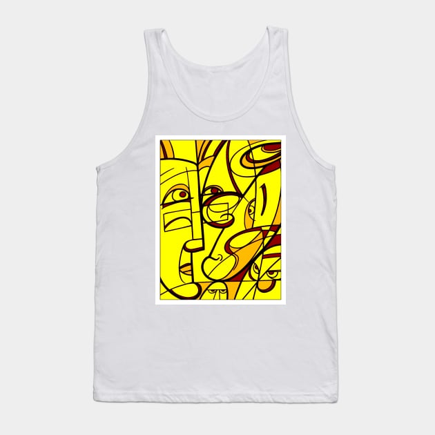 portrait cubism Tank Top by MGphotoart